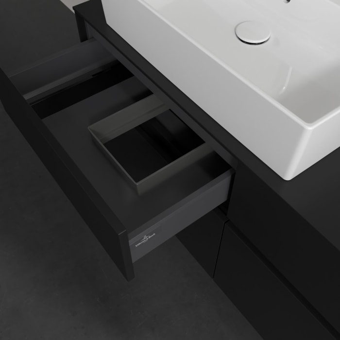 Villeroy & Boch Collaro Waschtischunterschrank 120 x 54,8 cm , mit LED-Beleuchtung, mit 4 Auszügen