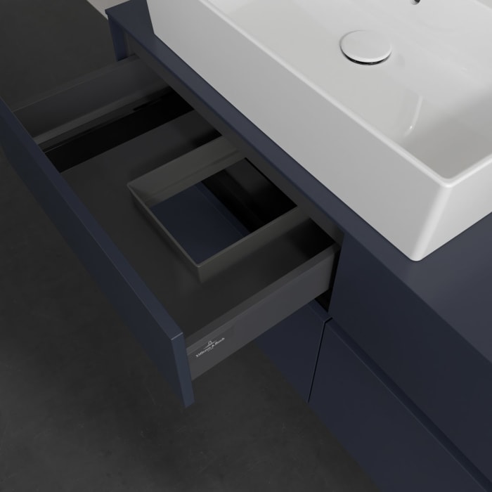 Villeroy & Boch Collaro Waschtischunterschrank 120 x 54,8 cm , mit LED-Beleuchtung, mit 4 Auszügen