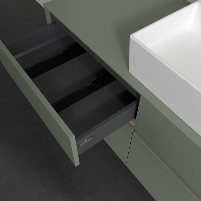 Villeroy & Boch Collaro Waschtischunterschrank 120 x 54,8 cm , mit LED-Beleuchtung, mit 4 Auszügen