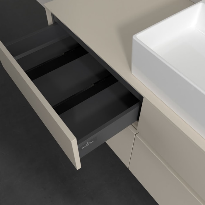 Villeroy & Boch Collaro Waschtischunterschrank 120 x 54,8 cm , mit LED-Beleuchtung, mit 4 Auszügen