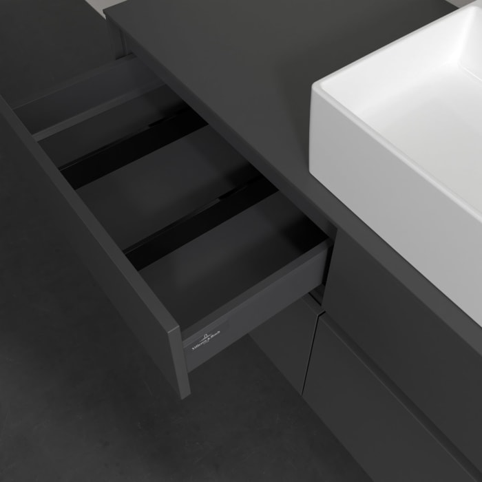 Villeroy & Boch Collaro Waschtischunterschrank 120 x 54,8 cm , mit LED-Beleuchtung, mit 4 Auszügen