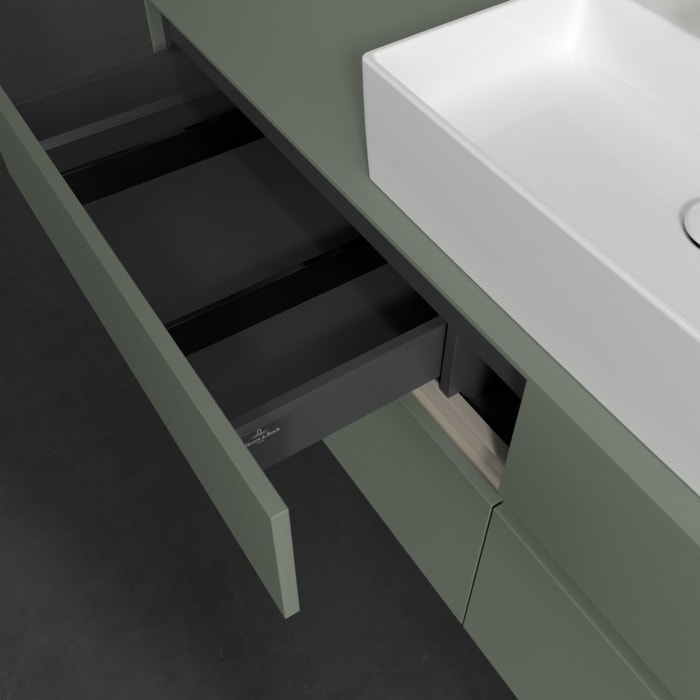 Villeroy & Boch Collaro Waschtischunterschrank 160 x 54,8 cm , mit LED-Beleuchtung, mit 4 Auszügen