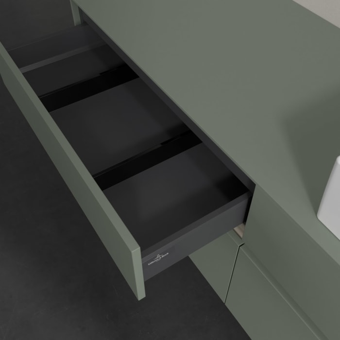 Villeroy & Boch Collaro Waschtischunterschrank 160 x 54,8 cm , mit LED-Beleuchtung, mit 4 Auszügen