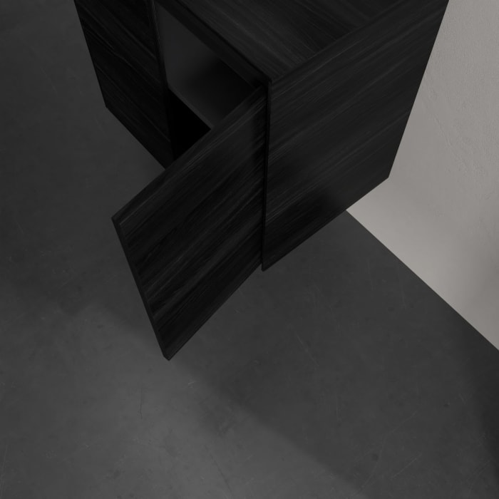 Villeroy & Boch Collaro Waschtischunterschrank 60 x 54,8 cm , mit LED-Beleuchtung, mit 2 Türen