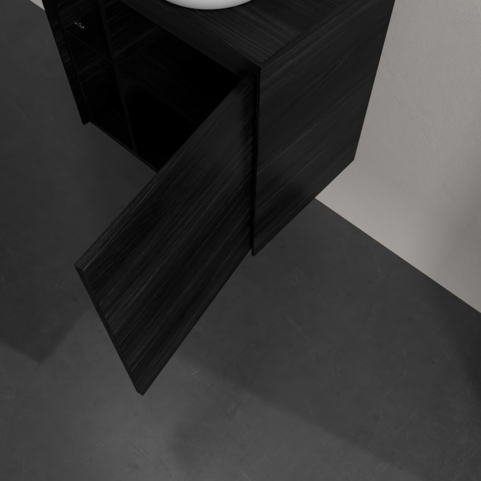 Villeroy & Boch Collaro Waschtischunterschrank 60 x 54,8 cm , mit LED-Beleuchtung, mit 1 Tür, Anschlag rechts