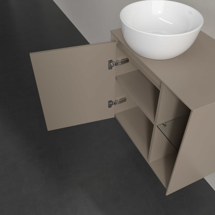 Villeroy & Boch Collaro Waschtischunterschrank 60 x 54,8 cm , mit 1 Tür, Anschlag links