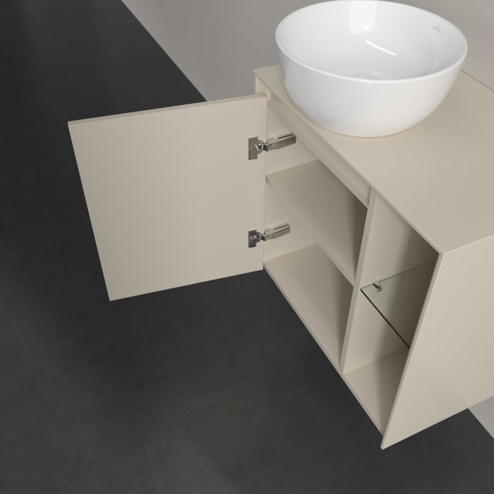 Villeroy & Boch Collaro Waschtischunterschrank 60 x 54,8 cm , mit 1 Tür, Anschlag links