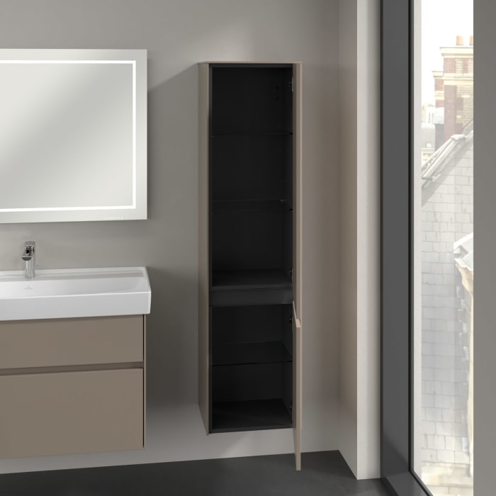 Villeroy & Boch Collaro Hochschrank 40,4 x 153,8 cm mit 2 Türen, Anschlag rechts