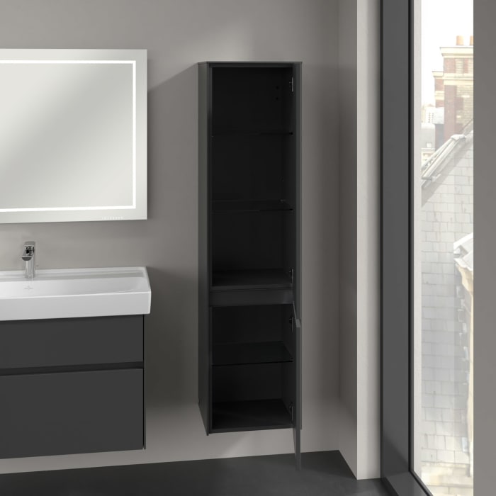 Villeroy & Boch Collaro Hochschrank 40,4 x 153,8 cm mit 2 Türen, Anschlag rechts