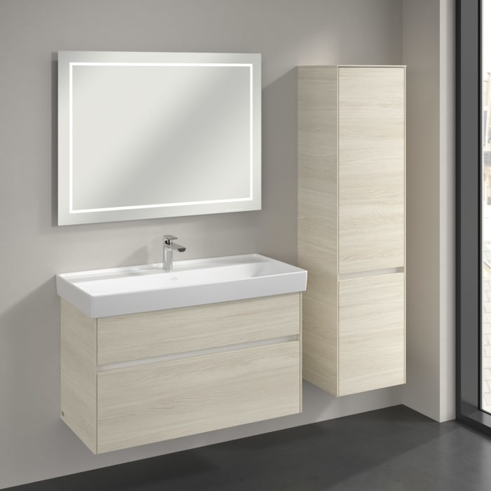 Villeroy & Boch Collaro Hochschrank 40,4 x 153,8 cm mit 2 Türen, Anschlag rechts