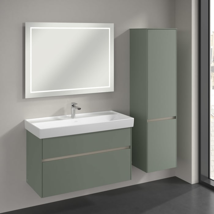 Villeroy & Boch Collaro Hochschrank 40,4 x 153,8 cm mit 2 Türen, Anschlag rechts