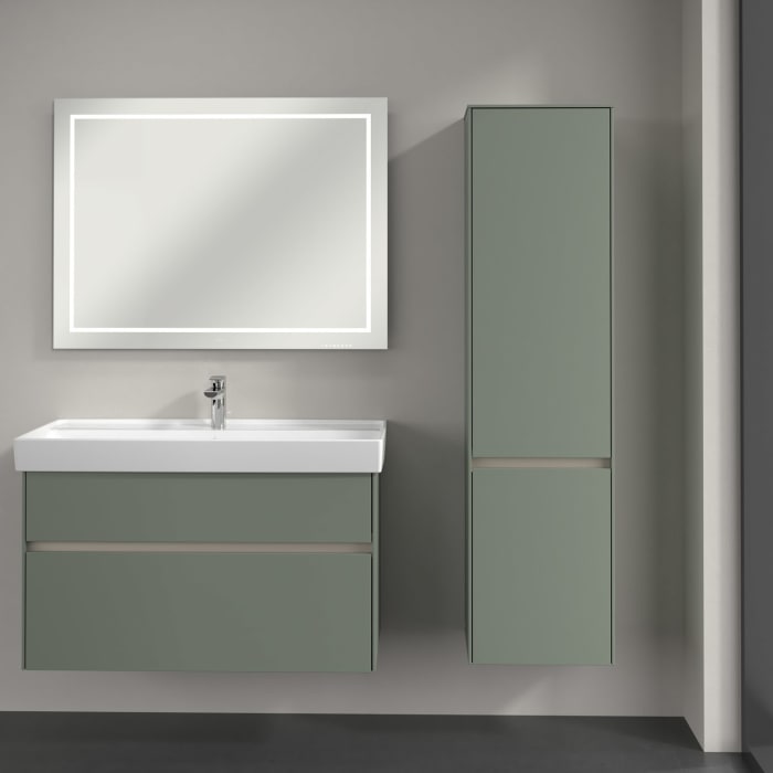 Villeroy & Boch Collaro Hochschrank 40,4 x 153,8 cm mit 2 Türen, Anschlag rechts