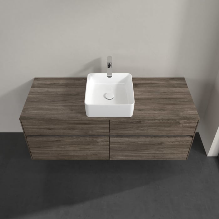 Villeroy & Boch Collaro Waschtischunterschrank 140 x 54,8 cm mit 4 Auszügen, für WT mittig