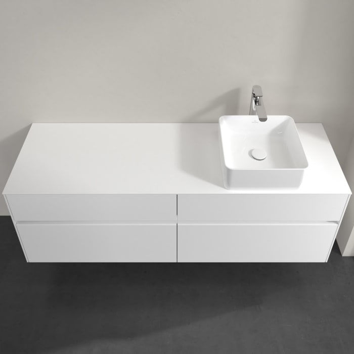 Villeroy & Boch Collaro Waschtischunterschrank 160 x 54,8 cm mit 4 Auszügen, für WT rechts