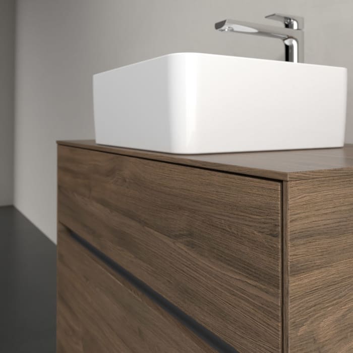 Villeroy & Boch Collaro Waschtischunterschrank 80 x 54,8 cm mit 2 Auszügen, für WT mittig