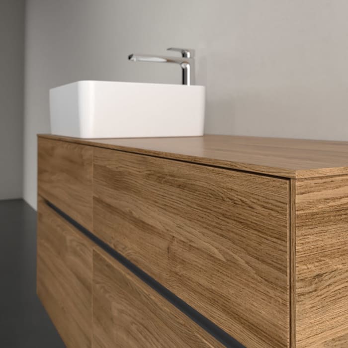 Villeroy & Boch Collaro Waschtischunterschrank 120 x 54,8 cm mit 4 Auszügen, für WT links