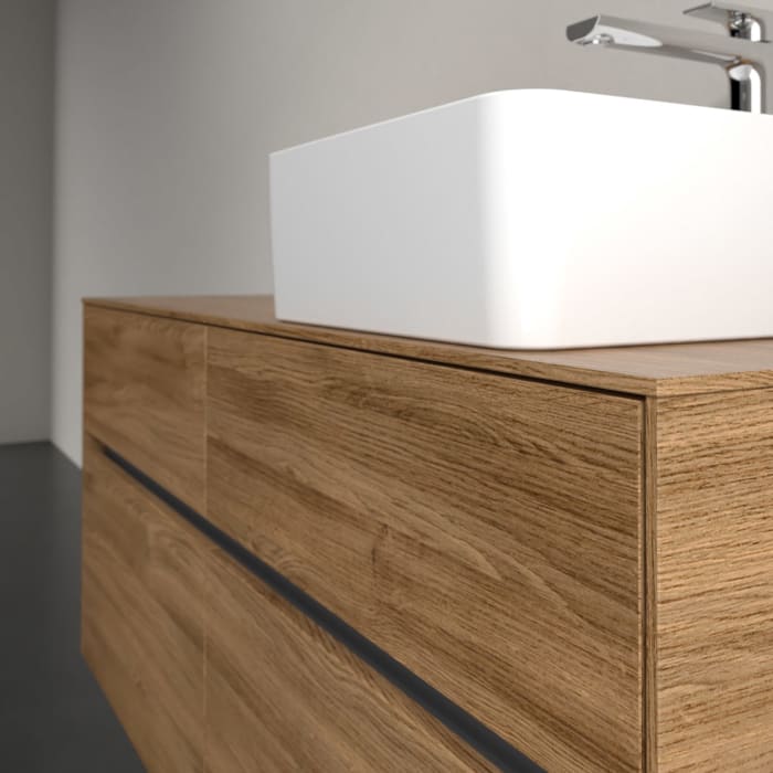 Villeroy & Boch Collaro Waschtischunterschrank 120 x 54,8 cm mit 4 Auszügen, für WT rechts