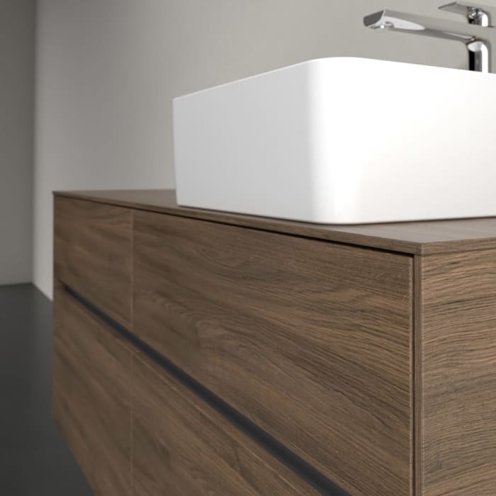 Villeroy & Boch Collaro Waschtischunterschrank 120 x 54,8 cm mit 4 Auszügen, für WT rechts