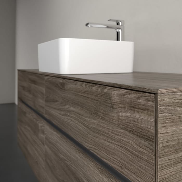 Villeroy & Boch Collaro Waschtischunterschrank 140 x 54,8 cm mit 4 Auszügen, für WT mittig