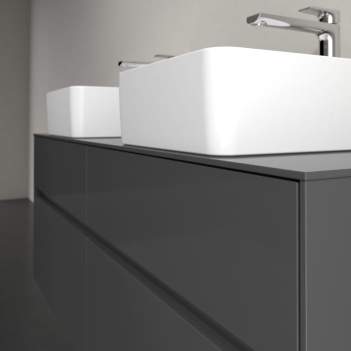 Villeroy & Boch Collaro Waschtischunterschrank 140 x 54,8 cm mit 4 Auszügen, für  WT beidseitig