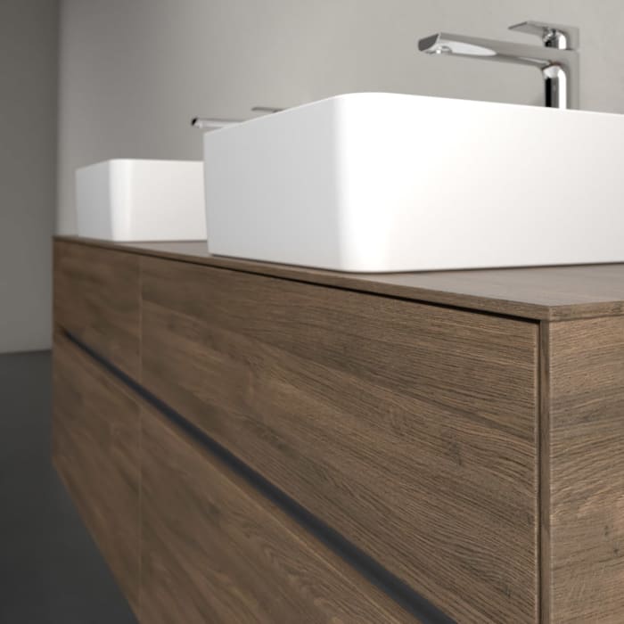 Villeroy & Boch Collaro Waschtischunterschrank 160 x 54,8 cm mit 4 Auszügen, für WT beidseitig