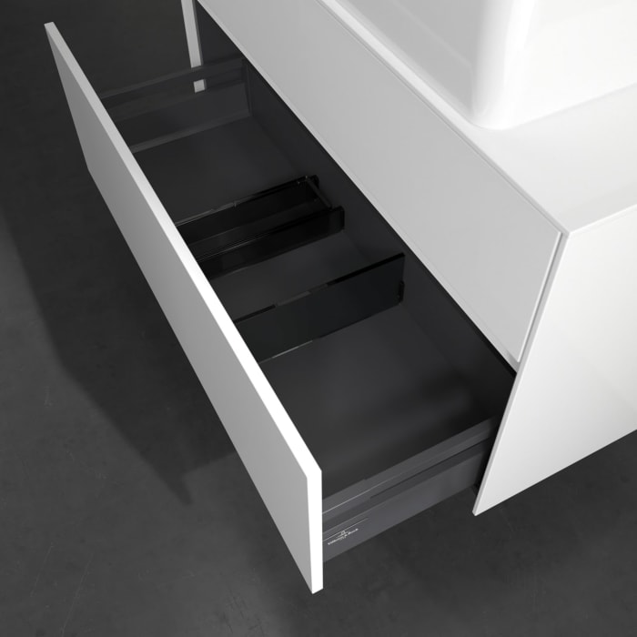 Villeroy & Boch Collaro Waschtischunterschrank 100 x 54,8 cm mit 2 Auszügen, für WT rechts