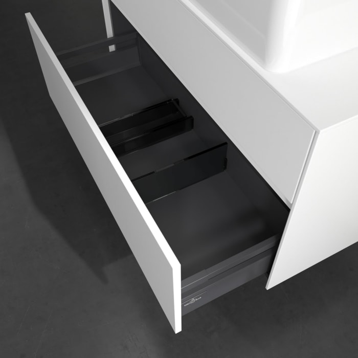 Villeroy & Boch Collaro Waschtischunterschrank 100 x 54,8 cm mit 2 Auszügen, für WT rechts