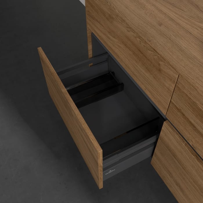 Villeroy & Boch Collaro Waschtischunterschrank 120 x 54,8 cm mit 4 Auszügen, für WT rechts