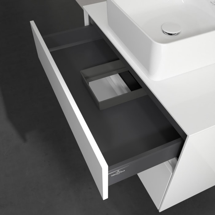 Villeroy & Boch Collaro Waschtischunterschrank 80 x 54,8 cm mit 2 Auszügen, für WT mittig