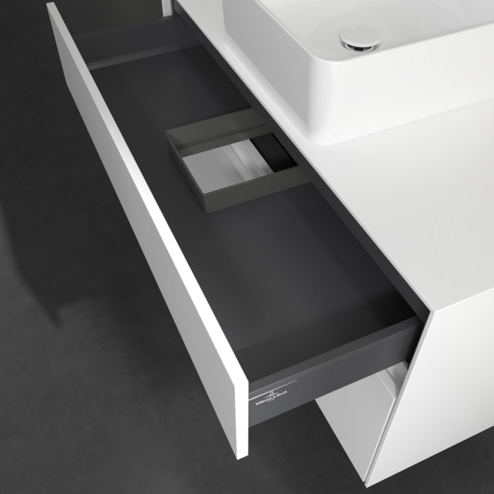 Villeroy & Boch Collaro Waschtischunterschrank 100 x 54,8 cm mit 2 Auszügen, für WT mittig