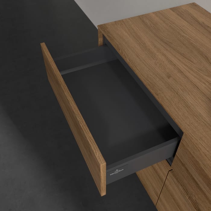 Villeroy & Boch Collaro Waschtischunterschrank 120 x 54,8 cm mit 4 Auszügen, für WT rechts