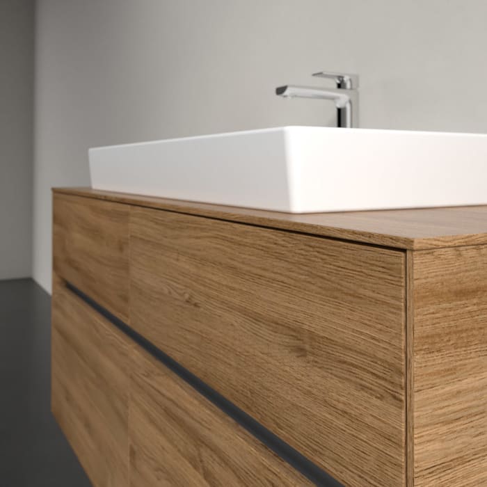 Villeroy & Boch Collaro Waschtischunterschrank 120 x 54,8 cm mit 4 Auszügen, für WT mittig