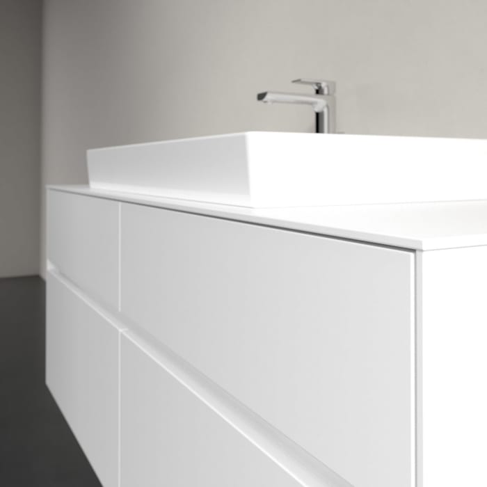 Villeroy & Boch Collaro Waschtischunterschrank 140 x 54,8 cm mit 4 Auszügen, für WT mittig