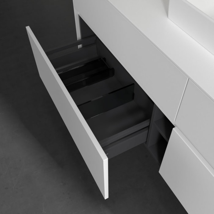 Villeroy & Boch Collaro Waschtischunterschrank 160 x 54,8 cm mit 4 Auszügen, für WT mittig