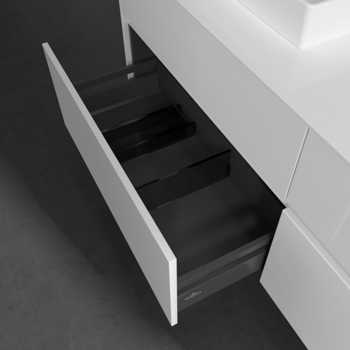 Villeroy & Boch Collaro Waschtischunterschrank 160 x 54,8 cm mit 4 Auszügen, für WT links