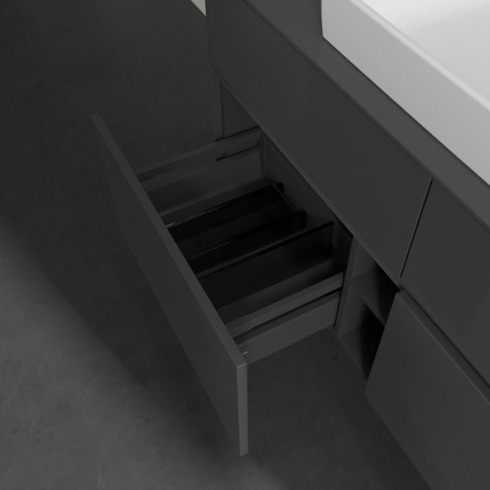 Villeroy & Boch Collaro Waschtischunterschrank 120 x 54,8 cm mit 4 Auszügen, für WT mittig