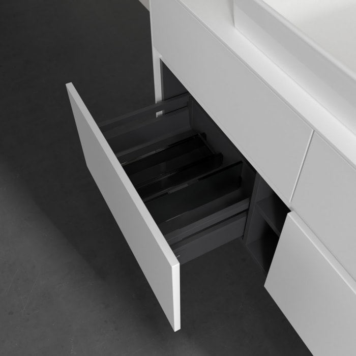 Villeroy & Boch Collaro Waschtischunterschrank 120 x 54,8 cm mit 4 Auszügen, für WT mittig