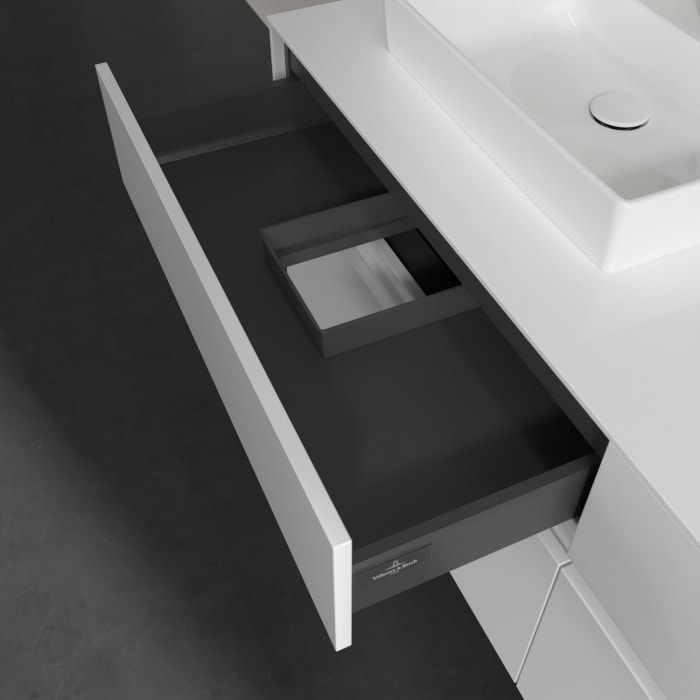 Villeroy & Boch Collaro Waschtischunterschrank 160 x 54,8 cm mit 4 Auszügen, für WT links