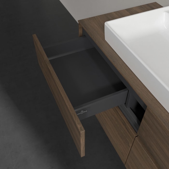 Villeroy & Boch Collaro Waschtischunterschrank 120 x 54,8 cm mit 4 Auszügen, für WT mittig