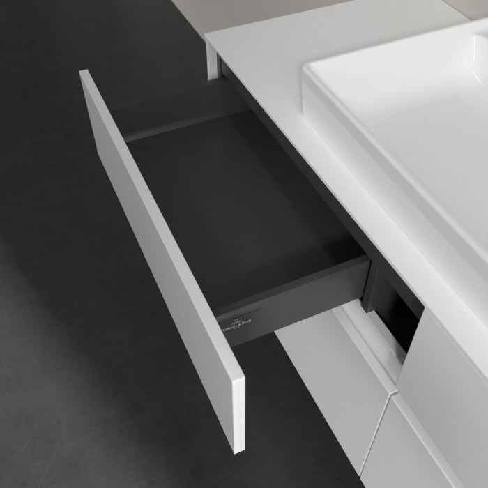 Villeroy & Boch Collaro Waschtischunterschrank 140 x 54,8 cm mit 4 Auszügen, für WT mittig