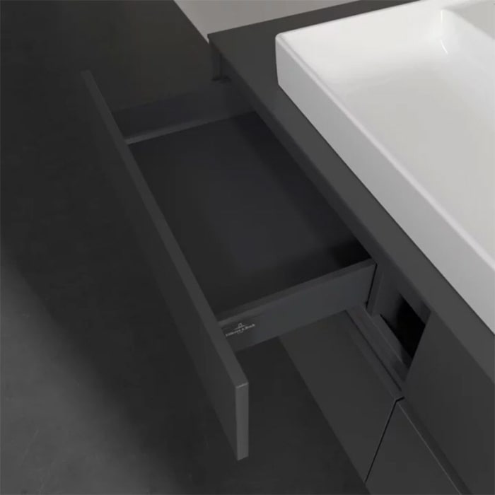 Villeroy & Boch Collaro Waschtischunterschrank 140 x 54,8 cm mit 4 Auszügen, für WT mittig