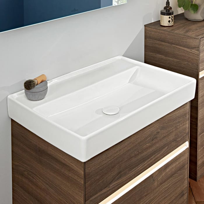 Villeroy & Boch Collaro Schrankwaschtisch 60 cm ohne Überlauf, ohne Hahnloch