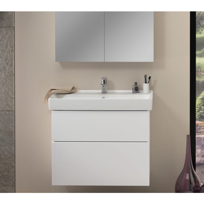 Villeroy & Boch Collaro Schrankwaschtisch 80 cm mit Überlauf, 1 Hahnloch