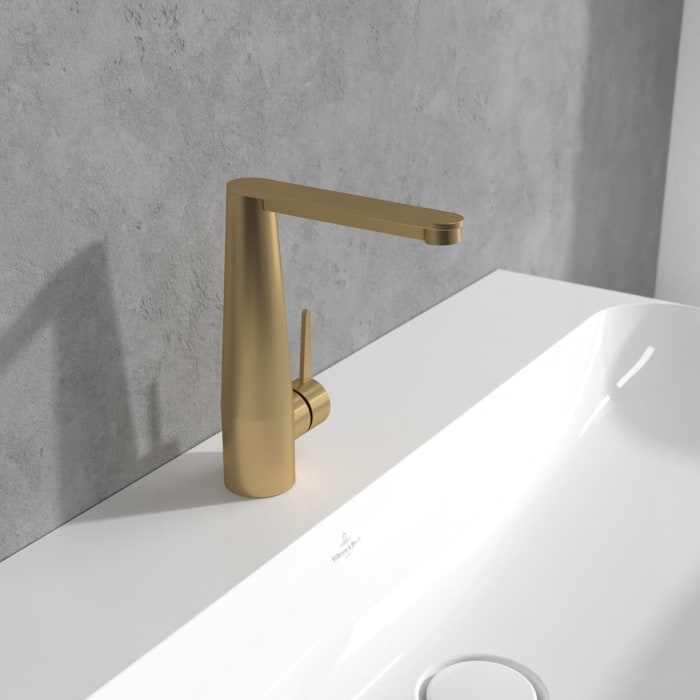 Villeroy & Boch Conum Einhebel-Waschtischarmatur mit Push-Open-Ablaufgarnitur