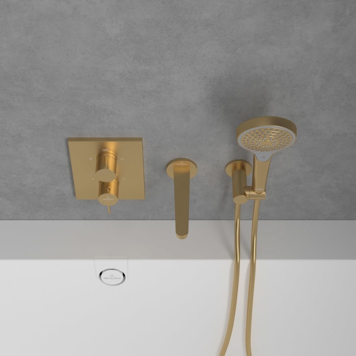 Villeroy & Boch Conum Unterputz-Thermostat mit Zweiwege-Mengenregulierung