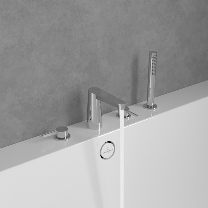 Villeroy & Boch Conum Vierloch-Badewannenrandarmatur