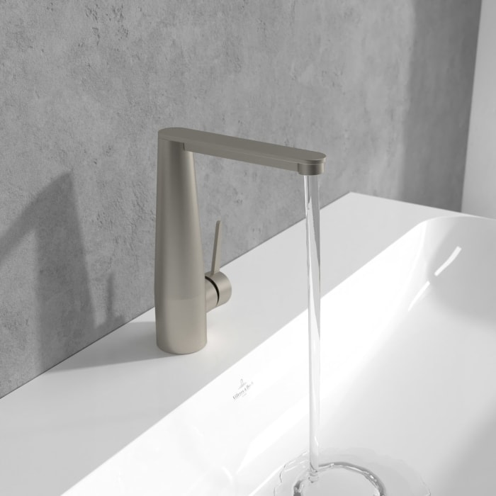 Villeroy & Boch Conum Einhebel-Waschtischarmatur mit Push-Open-Ablaufgarnitur