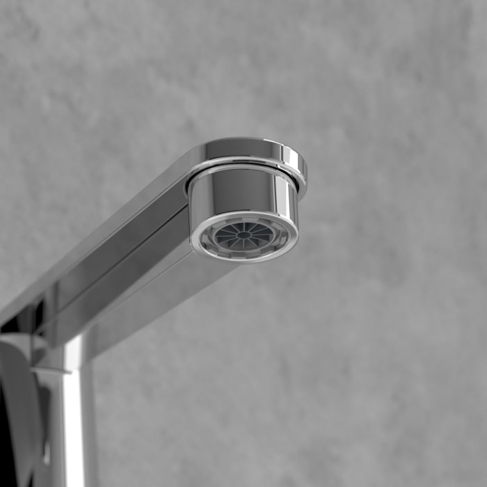 Villeroy & Boch Conum Dreiloch-Waschtischarmatur mit Zugstangen-Ablaufgarnitur