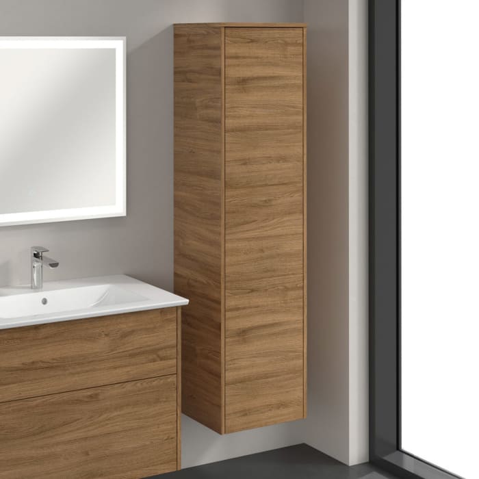 Villeroy & Boch Finero Hochschrank 40,4 x 154,6 cm mit 1 Tür, Anschlag rechts