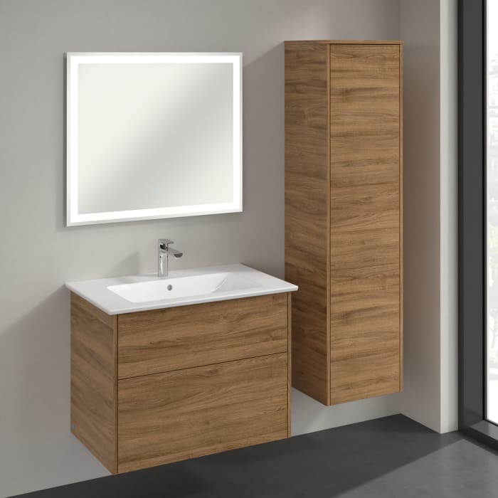 Villeroy & Boch Finero Hochschrank 40,4 x 154,6 cm mit 1 Tür, Anschlag rechts